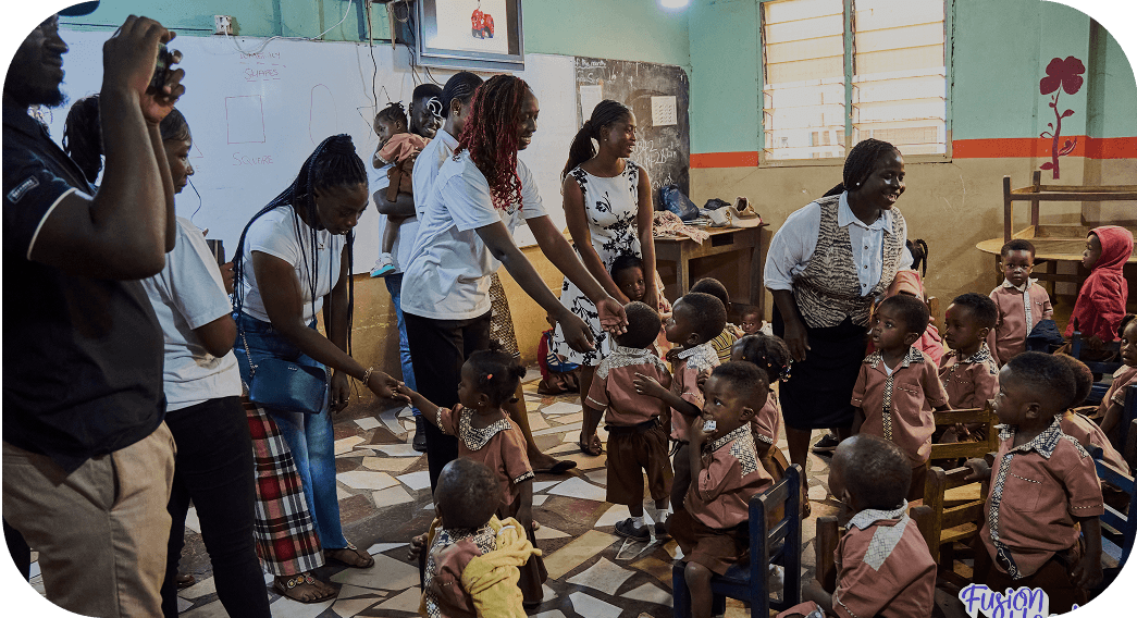 boy talking at a fusion event